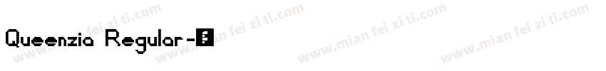 Queenzia Regular字体转换